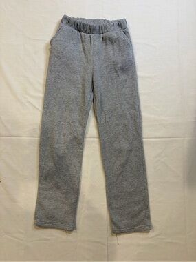 Classic Gray Fleece Joggers with Elastic Waist